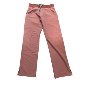 FIGS Women's Cargo Scrub Pants S Drawstring Waist with Pockets